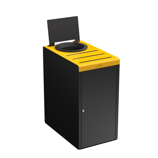 Meuble tri sélectif Jaune