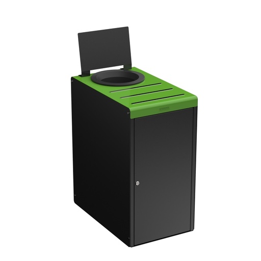 Meuble tri sélectif vert
