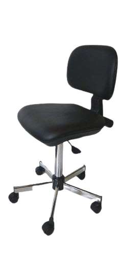 [11.07.0006] Siège technique à contact permanent (dossier inclinable)avec repose pied 