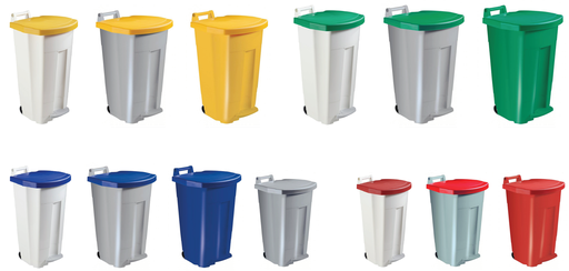 Poubelle mobiles à pédale