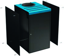 Lot 2 habillages pour Meuble tri selectif