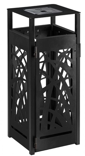 [07.01.0224] Corbeille anthracite avec cend