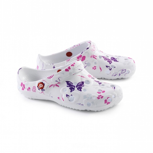 Sabot ajouré imprimé