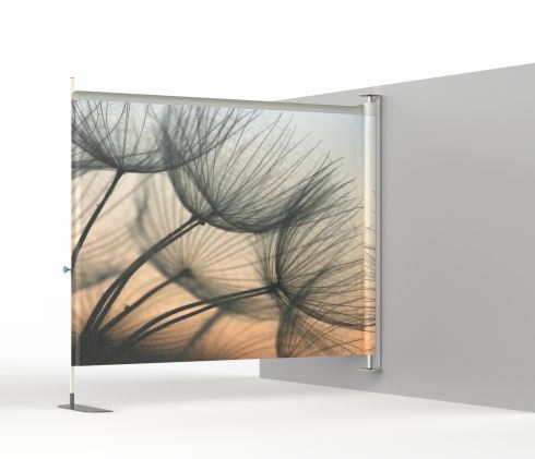 Paravent mural sur pied 