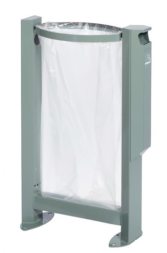 [07.01.0243] Corbeille gris ciment cendrier