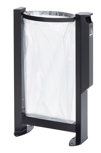 [07.01.0247] Corbeille gris manganèse cendr