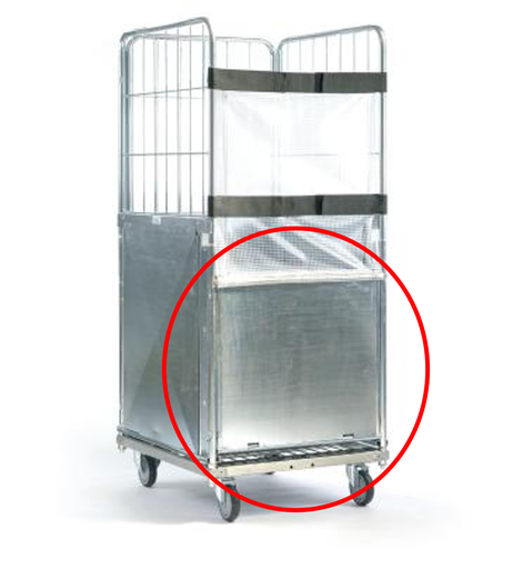 Panneau avant bas fixe