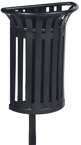 [07.01.0210] Corbeille sur poteaux gris anthracite