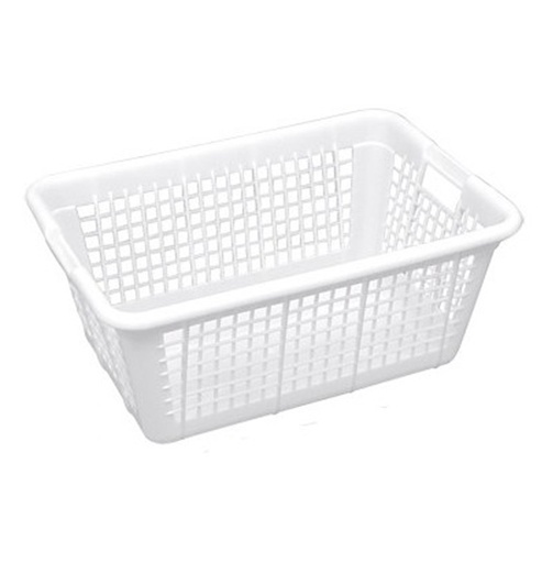 [03.05.0007] Corbeille à linge blanche